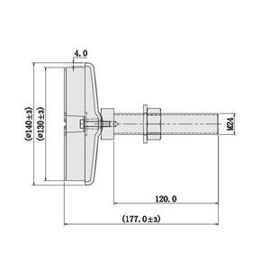 Mw Heavy Duty Adjustable Leveling Feet M24 177mm Steel For Mechanical Equipment - Product Image 1