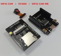 ESP32-CAM MICRO USB ESP32 Placa de Desarrollo de Cámara Serial a WiFi ESP32 CAM CH340 5V BT+OV3660