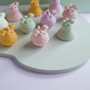 เทียนหอมขี้ผึ้งถั่วเหลืองของขวัญคริสต์มาสที่น่ารักแม่พิมพ์เทียนหอมทำด้วยมือของตกแต่งบ้านบ้านเทียนหอมถั่วเหลือง - Product Image 3