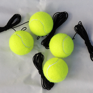 Pelota de Goma con <span class=keywords><strong>Cuerda</strong></span> Elástica, Ideal para Entrenamiento de Tenis, para Deportistas Principiantes, para Cricket, Tenis, Rebote - Product Image 6