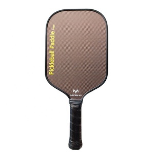 Usapa phê duyệt 16mm Đôi Kim Cương Đen thermoformed Kevlar pickleball mái chèo đen đỏ 16.5x7.5inch 230g - Product Image 6