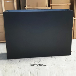 <span class=keywords><strong>Pot</strong></span> <span class=keywords><strong>de</strong></span> fleurs <span class=keywords><strong>de</strong></span> jardin extérieur en fibre <span class=keywords><strong>de</strong></span> verre, grand carré, noir mat, <span class=keywords><strong>sur</strong></span> <span class=keywords><strong>pied</strong></span> - Product Image 4