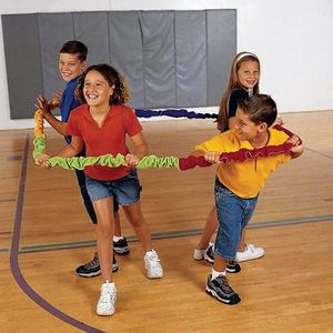 Tug of War Stretch Bands Elastic Gym Stretching Band <b>Exercise</b> <b>Rope</b> Fitness Game Stretching Rubber Belt <b>Rope</b> Stretch Band - Product Image 2