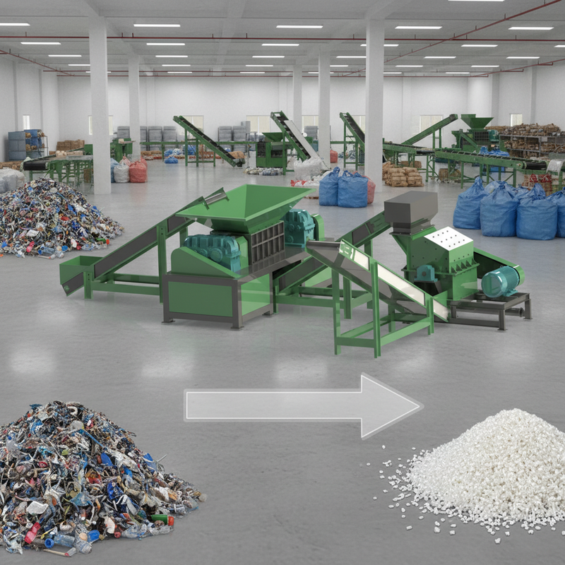 Complete Plastic Film Bottle Recycling Line