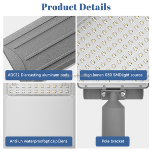 Die-Cast nhôm chịu nhiệt độ cao IP65 không thấm nước ngoài trời đèn đường 50W <span class=keywords><strong>100W</strong></span> 150W 200W bán buôn dẫn ánh sáng đường phố - Product Image 3