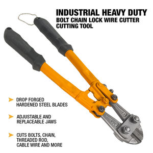 Coupe-boulons en acier MN CRV de 12 pouces, poignée en plastique, coupe-boulons lourd, coupe-chaîne, coupe-fil, outil de coupe - Product Image 2