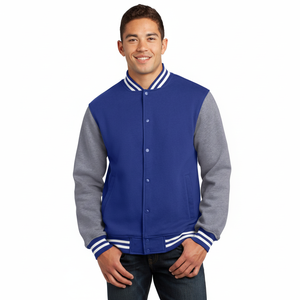 Chaquetas universitarias de invierno unisex personalizables OEM algodón polar serigrafía transpirable piel de oveja diseño de talla grande - Product Image 1