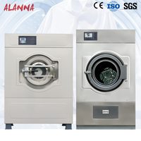 Commercial Laundry Equipment Industrial Washing Machine and Dryer Automatic Washer Extractor Stainless Steel Housing for Hotels