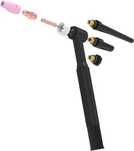 عدسة غاز قصيرة لشعلة لحام تيج من يوويلد # طقم 12 كوب زجاجي من البيركس للاستخدام في اللحام، متوافق مع WP-17/18/26 - Product Image 4