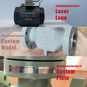 Válvula de bola de 2 piezas con puerto completo, sellado de PTFE, con maneta de soldar tipo <span class=keywords><strong>Deadman</strong></span>, extremo roscado, manual, conexión NPT, OEM - Product Image 5