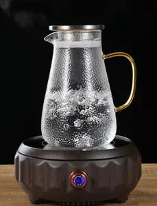Wholesale High Borosilicate Glass Tea Pots Kettles Large Capacity Classic Design For Household Use