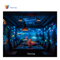 Projecteur immersif d'hologramme de projection de restaurant créatif interactif d'intérieur pour une expérience unique de salle de banquet