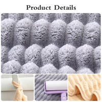 Ensemble de serviettes en coton côtelé doux, coffret cadeau de luxe pour la maison et la salle de bain, Nouvel An et Nouvel An chinois