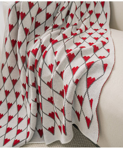 Venta al por mayor sofá siesta <span class=keywords><strong>aire</strong></span> acondicionado nórdico Otoño e Invierno luz lujo <span class=keywords><strong>amor</strong></span> manta de punto - Product Image 6