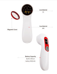 Tragbares Handgerät für den Heimgebrauch mit 1300mW Niedrigenergie-Kaltlaser-<span class=keywords><strong>Massage</strong></span> und Pulsfunktion zur Körperentspannung, 5000mAh Akku - Product Image 5