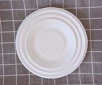 Assiettes en papier jetables, impression de logo personnalisé pour les fêtes, les restaurants, les plats à emporter, les desserts, les dîners
