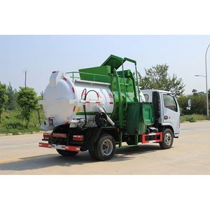 รถบรรทุกขยะอาหารตงเฟิง 4x2 4.88 คิว รถกำจัดขยะในครัว สำหรับเก็บขยะอาหาร - Product Image 5