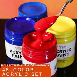 Rubens Factory, produit phare, pigment <span class=keywords><strong>acrylique</strong></span> de haute qualité, 48 couleurs, vente en <span class=keywords><strong>gros</strong></span>, <span class=keywords><strong>tube</strong></span> unique de 100 ml - Product Image 2