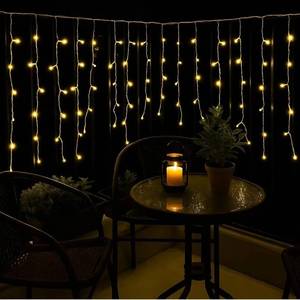 Guirlande lumineuse Gloca 120 LED 3m x 30-70-40-60cm, fil blanc, lumière jaune, étanche IP65, lumières de mariage - Product Image 6
