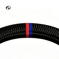 Volant personnalisé en fibre de carbone et cuir pour BMW E82 E87 E90 E92 E93, amélioration de l'intérieur pour les voitures de la série E