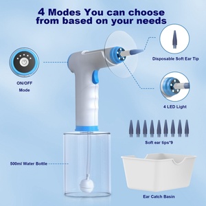 Limpiador Eléctrico de Cera para Oídos, Sistema de Irrigación y Eliminación de Cera, Irrigador de Oídos - Product Image 3