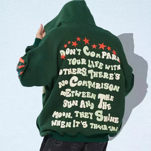 Nouveauté hommes décontracté impression 3D personnalisé 100% coton lourd 400g automne surdimensionné pour sweatshirts et sweats à capuche - Product Image 4