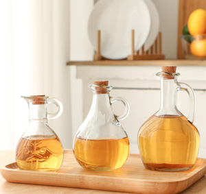 Bouteilles en verre de MSH Cruet avec idéal de liège pour le sirop, habillage, <span class=keywords><strong>vinaigre</strong></span> - Product Image 5