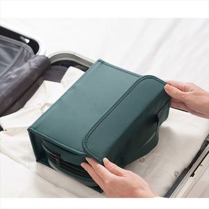 Bolsa de Aseo Cosmética Plegable Impermeable con Logotipo Personalizado, Bolsa de Viaje Colgante, Organizador de Ducha Portátil, Bolsa Extraíble - Product Image 2