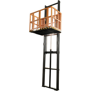 Plateforme élévatrice hydraulique murale à rail unique, nouvelle construction, pour hôtels et restaurants - Product Image 6