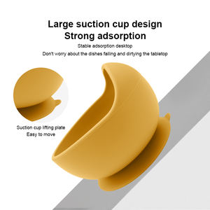 ชามซิลิโคนสำหรับ<span class=keywords><strong>เด็ก</strong></span>ปลอดภัยสำหรับใช้ในอาหาร RTS ชามให้อาหารเด็กปลอดสารพิษกันน้ำปราศจากสาร BPA - Product Image 4