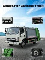 Camion à ordures mobile polyvalent Mini Foton Chine Vente directe d'usine