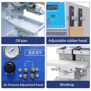 Machine d'impression à <span class=keywords><strong>tampon</strong></span> bicolore, haute productivité, équipement industriel utile pour le transfert de logo - Product Image 4
