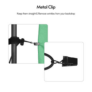 Abrazaderas de muselina para fondo de estudio fotográfico, soportes de Clips de cuerda de fondo para estudio de fotografía, grabación en negro, <span class=keywords><strong>precio</strong></span> al por mayor - Product Image 5