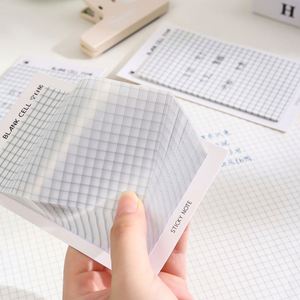 Transparent Sticky Notes Blank Grid for Students Good Stickiness Multiple Sizes <b>Memo</b> <b>Pads</b> With Glue - Product Image 5