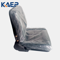 Siège de cabine universel pour chariot élévateur, bateau, déboucheuse, tondeuse, tracteur compact, mini-pelle, excavatrice, compatible Kubota, Bobcat et autres marques