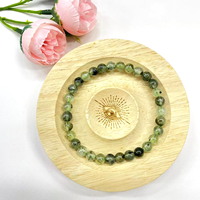 Bracelet élastique en pierres naturelles Jingfa Crystal, vente en gros, mode, pierres précieuses, perles rondes de 6 mm, pour hommes et femmes