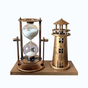 Regalo Creativo para Estudiantes, Rueda de la Fortuna Vintage, Reloj de Arena, Adorno Artístico de Resina Esculpida, Decoración para el Hogar - Product Image 4