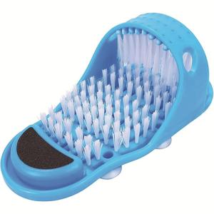Plastic Foot Washing Slippers with <b>Shower</b> Scrubber & Exfoliating Brush-Spa-Quality Bathroom Foot Care - Product Image 4