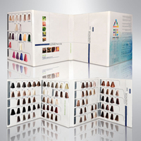 Nuancier de coloration capillaire pour marques cosmétiques italiennes OEM, design personnalisé 46,5x36cm, tous types de cheveux, vente en gros