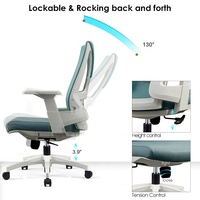 Nouveau design de chaise de bureau en maille chaise de bureau pivotante à dossier moyen chaises de personnel de bureau chaise de direction de luxe pour le bureau