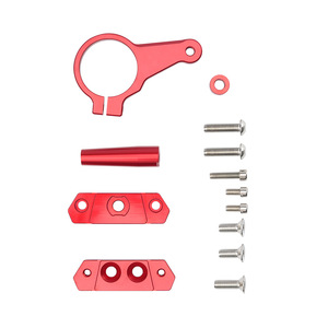 Kit <span class=keywords><strong>de</strong></span> Manillar <span class=keywords><strong>de</strong></span> Titanio con Soporte <span class=keywords><strong>de</strong></span> Montaje, Modificación <span class=keywords><strong>de</strong></span> Manillar <span class=keywords><strong>de</strong></span> Motocicleta, Soporte <span class=keywords><strong>de</strong></span> Montaje <span class=keywords><strong>de</strong></span> Estabilizador <span class=keywords><strong>de</strong></span> Manillar, Aleación <span class=keywords><strong>de</strong></span> Aluminio, Negro - Product Image 4
