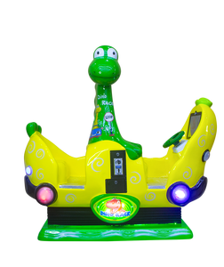 Máquina de Entretenimiento con Video para Parques Infantiles Interiores, Barco Pirata de <span class=keywords><strong>2</strong></span> Asientos, Funciona con Monedas, Columpio de Fibra de Vidrio para Niños de 6+ Años, en Inglés - Product Image 1