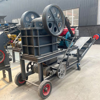 Pe150x250 petit mini concasseur à mâchoires pour moteur diesel