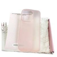 Étui de téléphone portable givré en TPU transparent souple de luxe pour iPhone 16 15 13Pro Max 12 11 XR XS 7/8 Plus