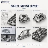 Servicio de Fabricación de Piezas Mecanizadas por CNC Personalizadas Oerlik, Basado en sus Dibujos, Componentes OEM de Precisión