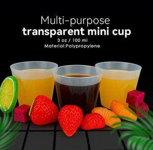 Verres à shot de 3 oz, gobelets jetables, petits gobelets en plastique, parfaits pour la dégustation de whisky et de vin, idéaux pour les fêtes et les bars - Product Image 4