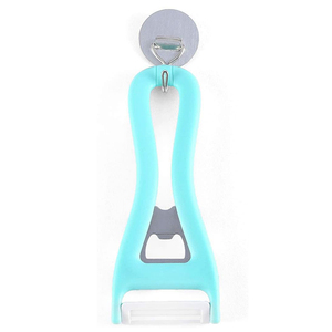 Kitchen <strong>Gadgets</strong> Manual Fruit Vegetable Potato Slicer 2 in 1 Bottle Opener and Ceramic Peeler - Product Image 6