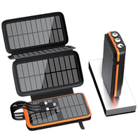 Prix d'usine bon marché Panneau solaire pliable Chargement rapide Chargeur sans fil Batterie externe mobile