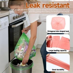 ถุงขยะพลาสติก HDPE แบบเสื้อยืดสั่งทำพิเศษ พร้อมพิมพ์โลโก้ สำหรับซูเปอร์มาร์เก็ต ร้านขายของชำ และใช้ในครัวเรือน รับผลิตแบบ OEM - Product Image 3