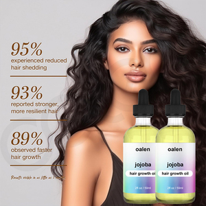 Olio di Jojoba Premium 59ml per la Crescita dei <span class=keywords><strong>Capelli</strong></span>, 100% Puro e Naturale, Stimola i Follicoli, Riduce la <span class=keywords><strong>Caduta</strong></span> dei <span class=keywords><strong>Capelli</strong></span>, Marchio Privato - Product Image 3